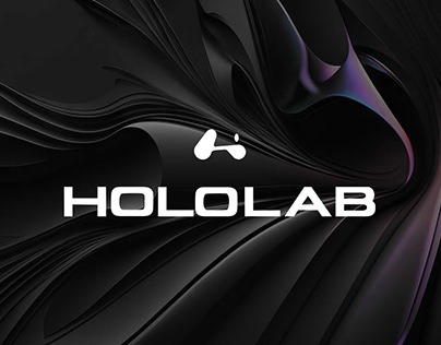 Branding para HoloLab, uma empresa de AI.