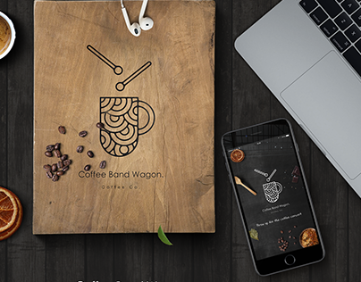 Coffee Band Wagon. Mobile App UI Design Concept