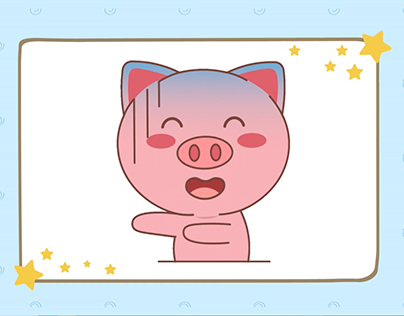 Pig Panic 2d cartoon character animation