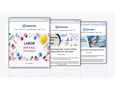 Labor Day Email Template for mailchimp