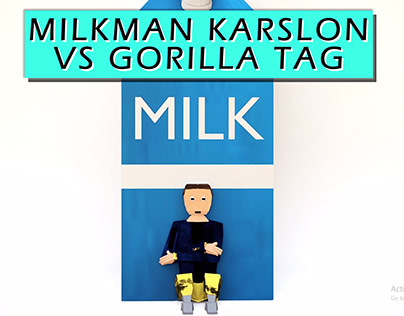 Milkman Karlson VS Gorilla TAG | Animated Series