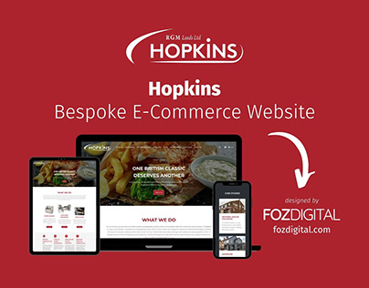 Hopkins Bespoke Design E-Commerce Website
