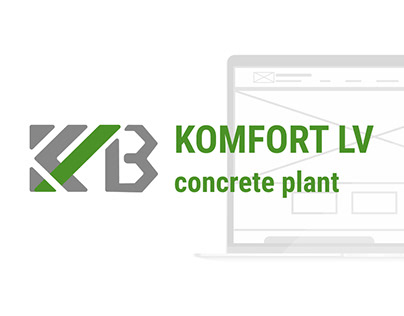 Page Design for Concrete Plant // Construction Сompany