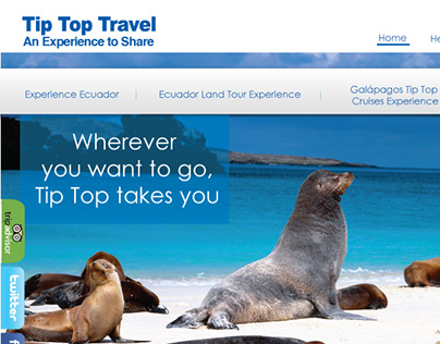 Pagina Web para Tip Top Travel