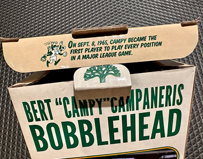 Campy Campaneris Bobblehead Box