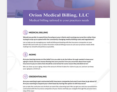 Medical Billing design