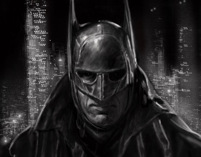 Batman doodling