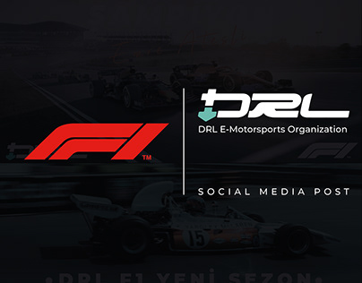 F1 | DRL E-Motorsports Organization | Social Media Post