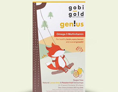 Gobi Gold Genius Kids Multivitamins