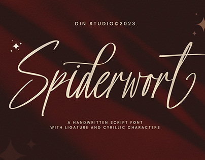 Spiderwort - Handwritten Font