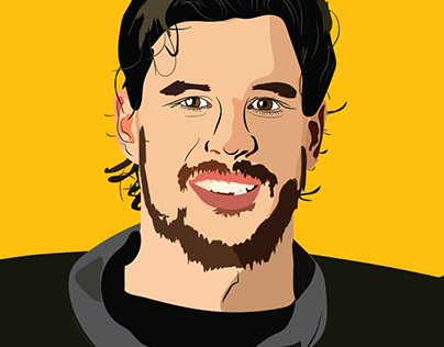 Cartoon Portrait of Sidney Crosby