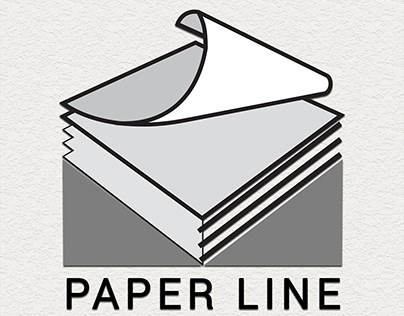 Paper line logo designer