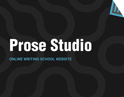 Online Writing School «‎Prose Studio» Website