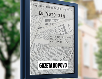 Campanha Gazeta do Povo "Eu voto sim"