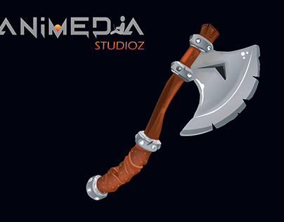 Medival axe ( 2d game asset creation)