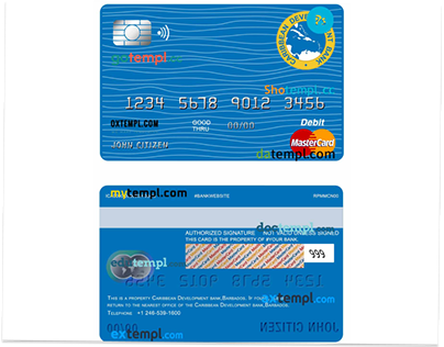 Barbados Caribbean Development bank master card