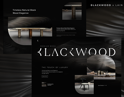 Blackwood - Modern Luxury Furniture Website Design