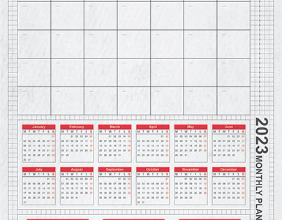 Monthly Planner Calendar 2023