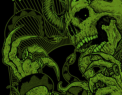 Weed Demon (US) - tshirt artwork