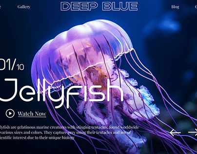 Deep Blue Discovery landing page