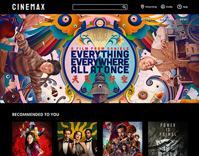 Project thumbnail - CineMAX site
