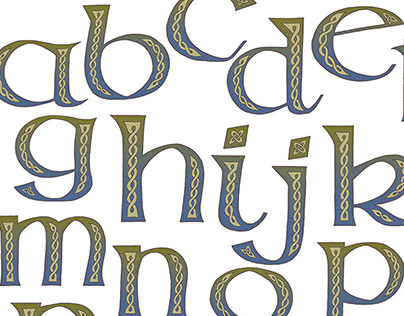 Celtic Knotwork Alphabet