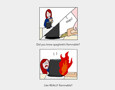 Spaghetti's Flammable!