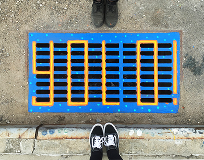 ◯ PAINTING DRAIN COVER IN NYC ◯
