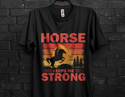 Horse T Shirt Design