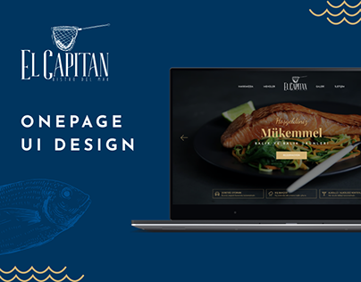 El Capitan Fish Restaurant UI Design