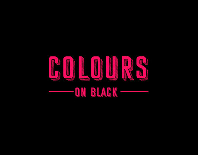 Colors on Black