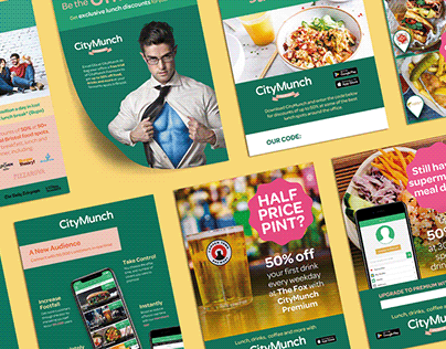 Food Discovery App Marketing Materials