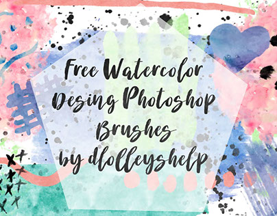 FREE WATERCOLOR DESIGN PHOTOSHOP BRUSHES