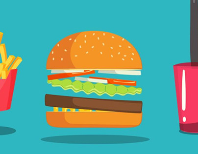 Burger Meal Animation