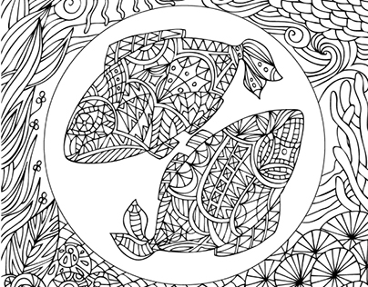 Coloring for adults, Christian themes