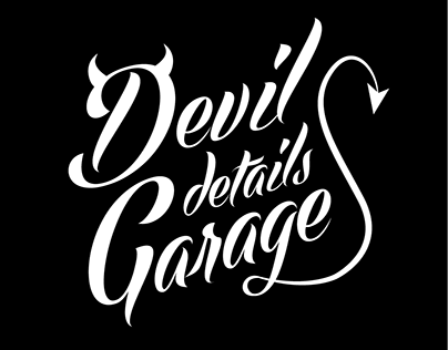 Devil Details Garage Logo & Merch