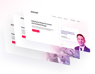 Scaling Partners. Website Design