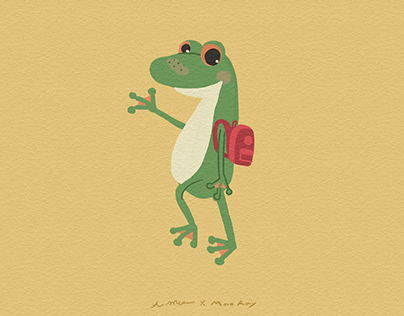 莫氏樹蛙 | 角色插畫設計