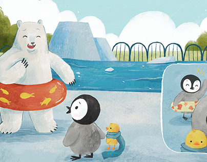 Picture Book - Two Penguins