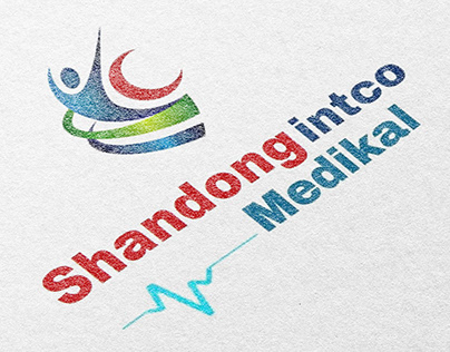 a medical product logo brand identity design