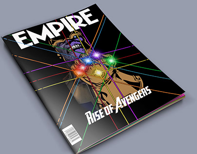 mockup thanos on Empire magazine cover