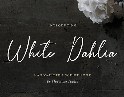 White Dahlia - Handwriting Font