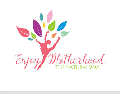 Enjoy Motherhood logo and brand design