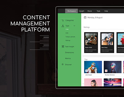UX/UI For Content Management Platform
