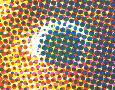3 Colour Risograph Separation Series