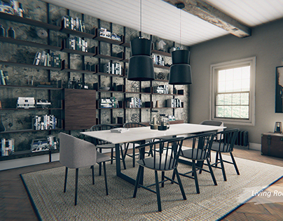 Blue Dot Studios | Living Room Interior