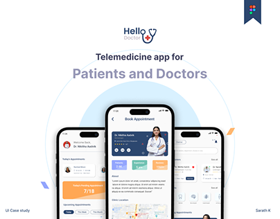 Hello Doctor - Telemedicine App | UI Case study
