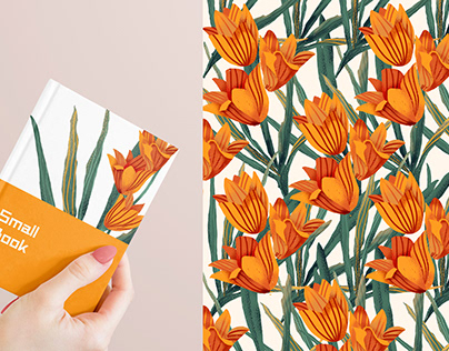 Orange flowers for packaging