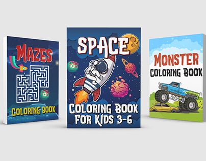 Space monster Coloring book for kid's