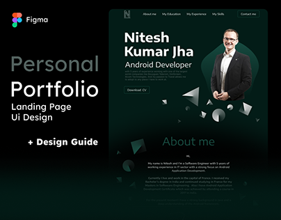 Personal Portfolio | Landing Page| Ui Design